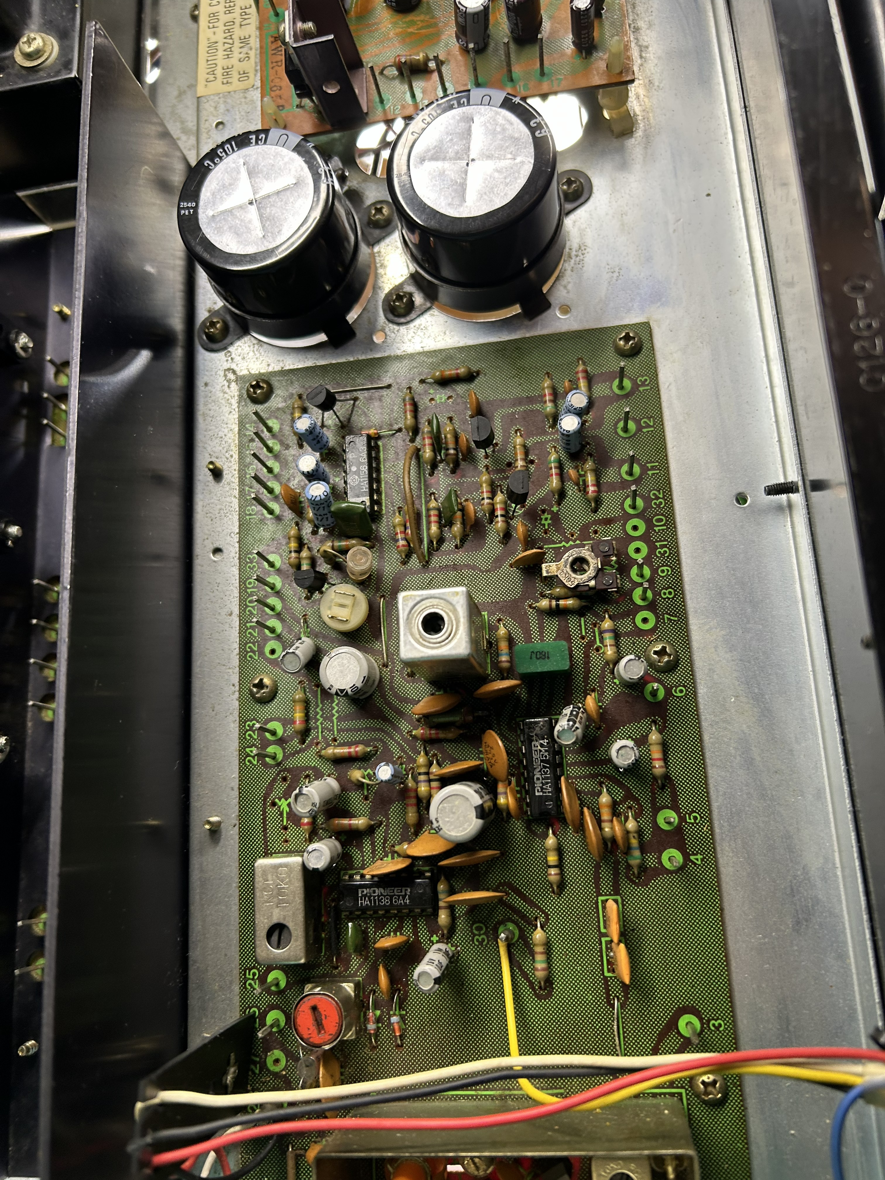 Pioneer SX-535 tuner circuitry
